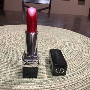 Rouge Dior Couture Lipstick~762 DiorAmore Metallic~Rare Discontinued Shade NWOB